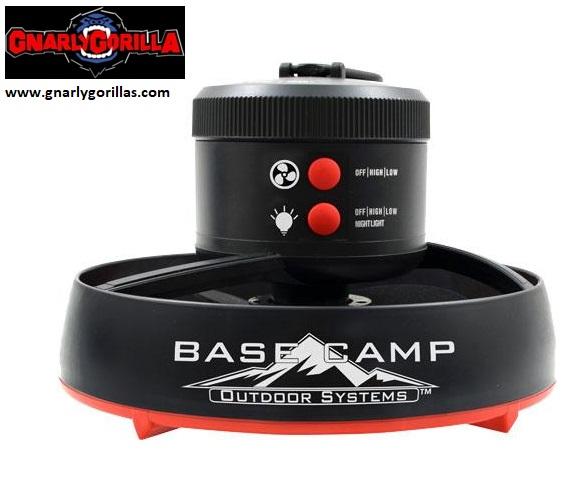Buy Online BaseCamp Tent Fan with LED lanterns For One-Year Warr