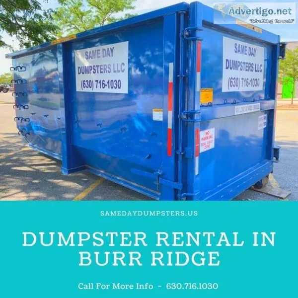 Dumpster Rental In Burr Ridge