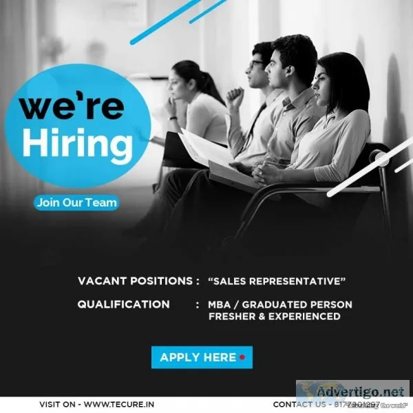 We are hiring sales representative to work from your preferred c