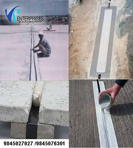 Expansion joint waterproofing treatment