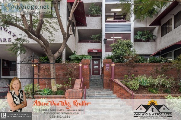 JUST LISTED Light and Bright Long Beach Unit Offers Soaring Ceil