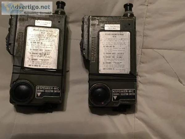 MILITARY RESCUE RADIOS