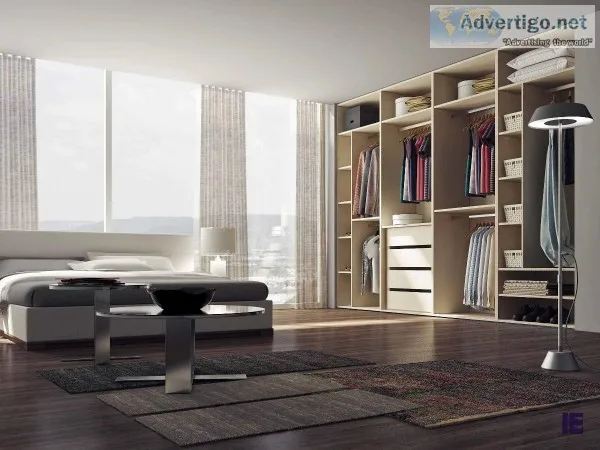 Linear Glass fitted wardrobe