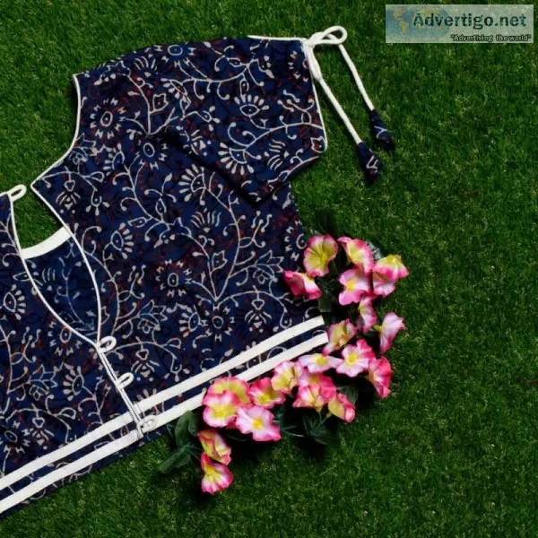 Embroidery handicraft blouse - ssethnics