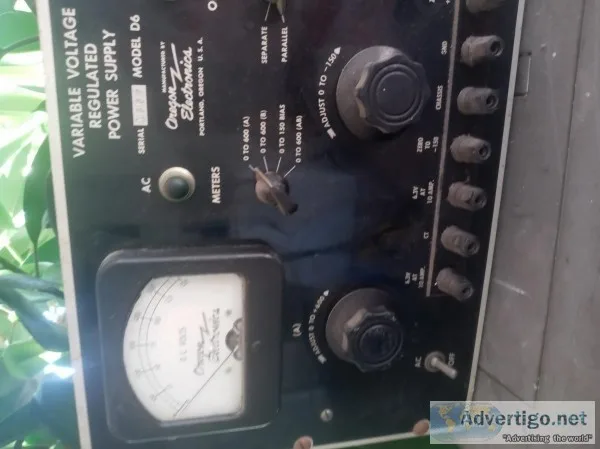 Old Ham radio power supply and all used in the military probably