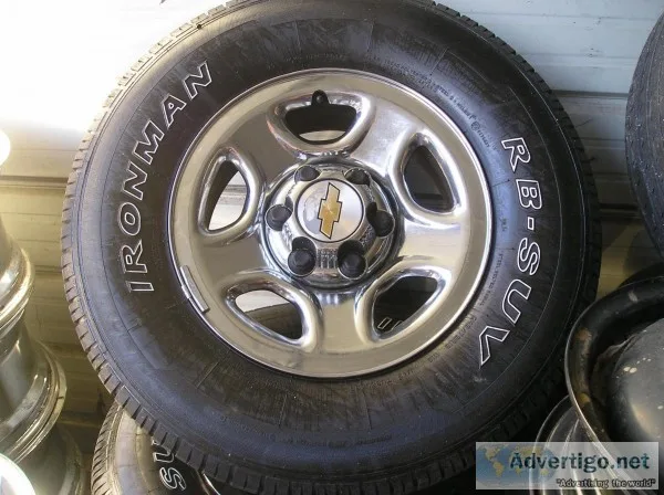 4 16 inch chevy wheels and tires