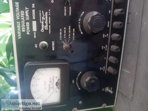 Several pieces of old radio equipment ham radio power supply and