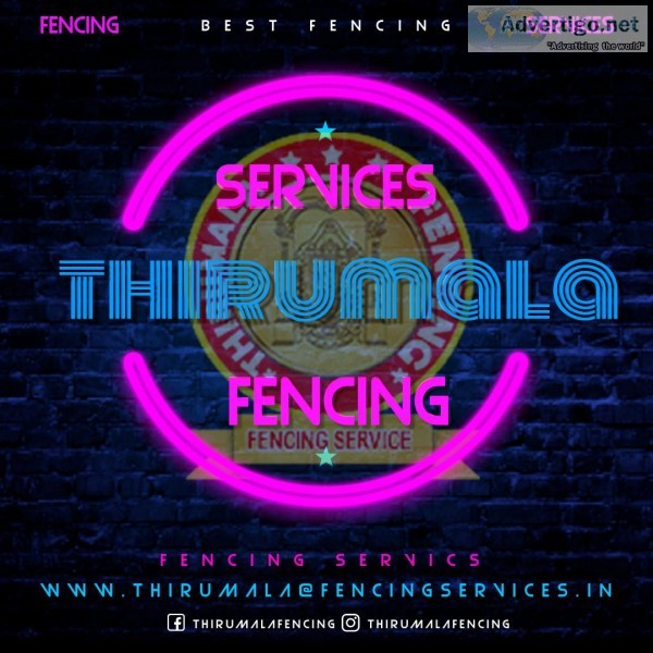 Fencing contractors in Chennai Thirumala fencing