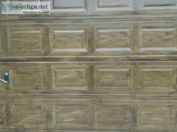 Custom wood painted garage doors any door