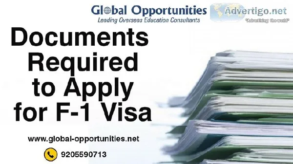 Documents Required to Apply for F-1 Visa