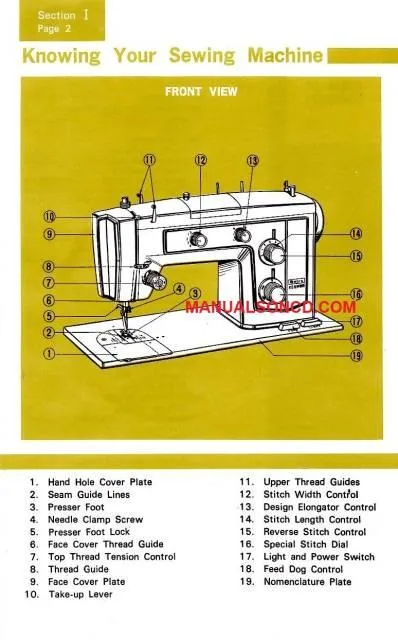 Kenmore 158.16010 &ndash 158.16013 Sewing Machine Manual