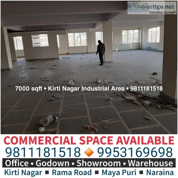Commercial Space Available for Office Godown Warehouse 7000 sqft