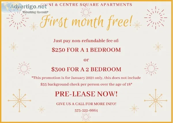 New year new apartment