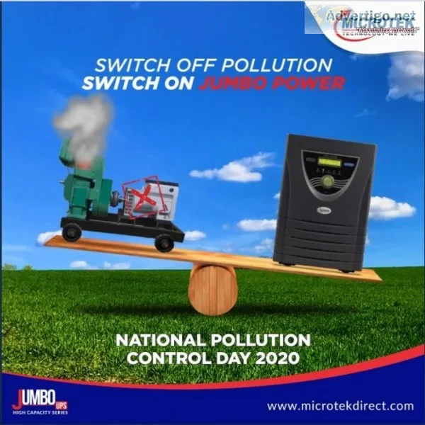 Microtek Jumbo UPS for Home - Pollution Free