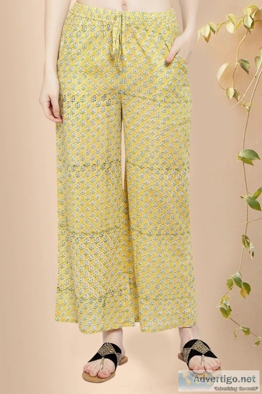 Cotton Block Print Farsi for Women - Rose Shree