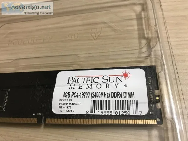 Pacific Sun Memory 4GB PC4-19200 24000Mhz DDR4 DIMM Desktop