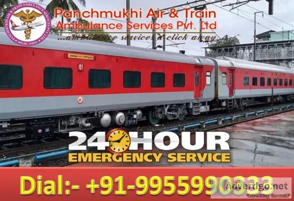 Get Emergency Train Ambulance Service in Lucknow with the Best I