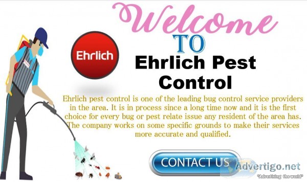 Ehrlich pest control gives you complete cleaning solution