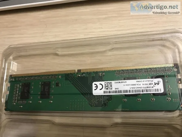 RAM Desktop DIMM 4GB 1R16 PC4-2666V-UCB-11