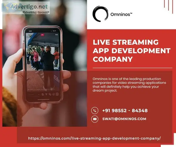 Create your own live streaming application with omninos