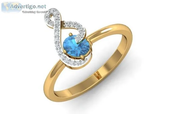 Adina Blue Topaz Ring