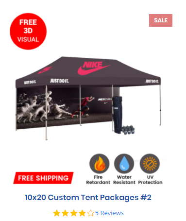 10x20 Custom Pop Up Tents  Canopy Event Tents in Los Angeles