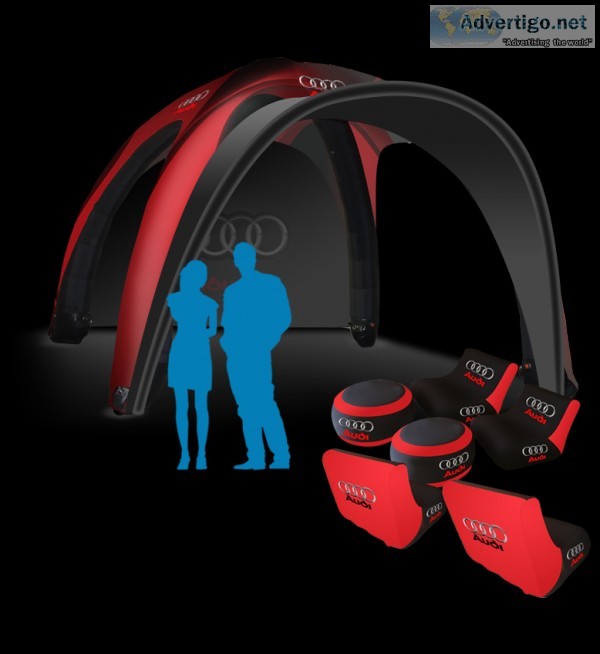 BECOME THE TALK OF THE TRADE SHOW WITH A CUSTOM INFLATABLE DOME 