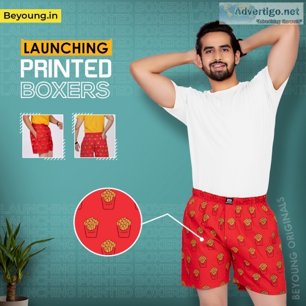 Buy multiple colors of mens boxers online at beyoung