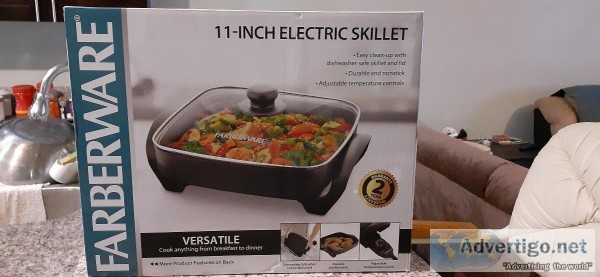 Electric Skillet-Faberware-NE W
