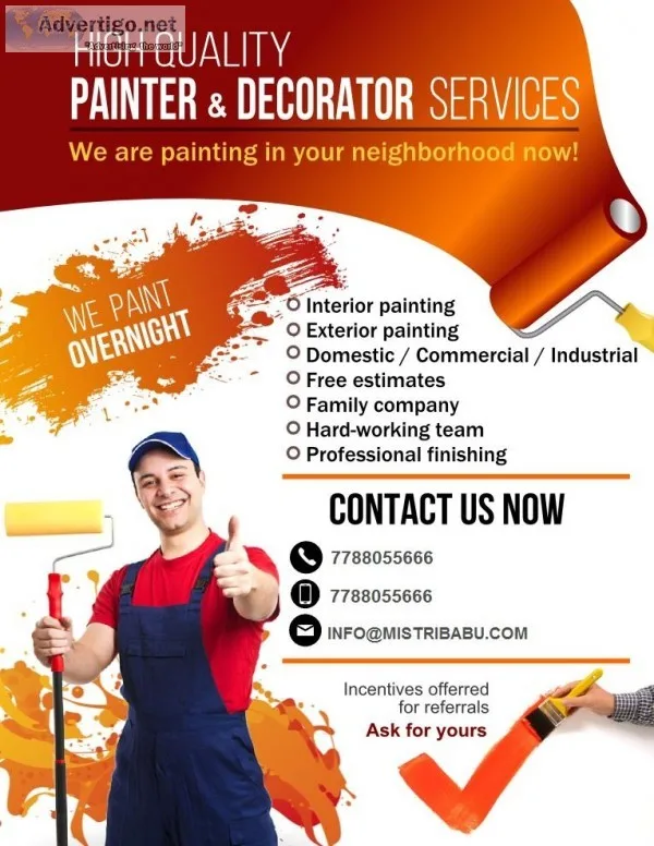 Plumber Electrician Ac Service Painter Carpenter Interior design