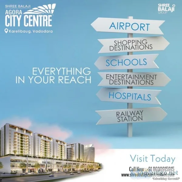 luxurious apartments for sale  Shree Balaji Agora city centre