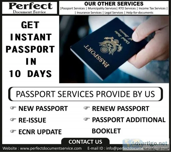 Passport apply online tatkal | perfect document service | india