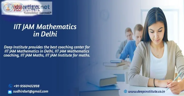 IIT JAM Mathematics Coaching Delhi JAM 2019-20 Entrance