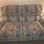 NEW LOVESEAT SOFA w BROWN THROW COVER NEW too