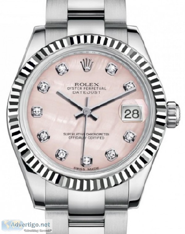 Rolex Datejust 31 Pink Mother of Pearl Dial Watch 178274 3000 A 