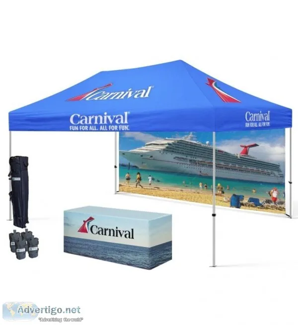 Custom Printed 10x15 Canopy Tents with Unlimited Graphics and Co