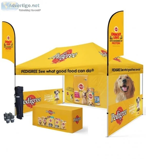 Custom Pop up 10x15 Canopy Tents with Unlimited Graphics and Col
