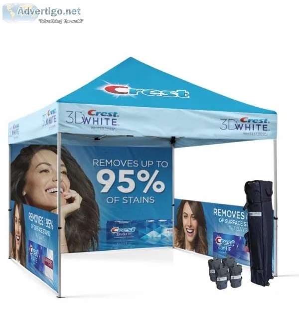 Wide Range of Custom Canopy Tents Packages  Cost Effective