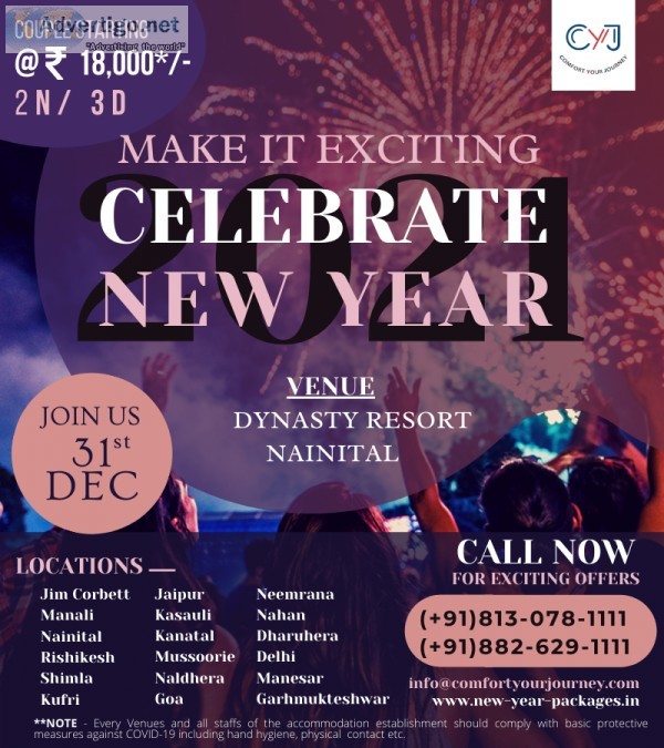 new year packages near Delhi  Nainital new year packages