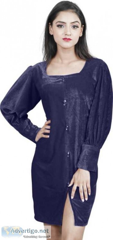 Buy Asymmetric Blue Dress for Women Online at Flipkart