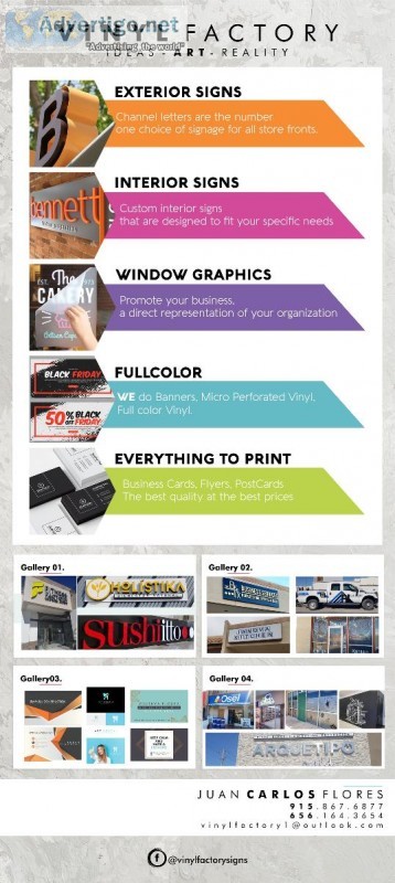 EXTERIOR SIGNS - FULLCOLOR