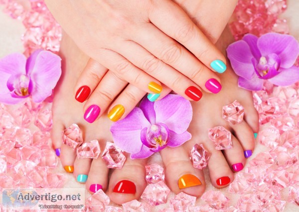 Manicure pedicure home service dubai