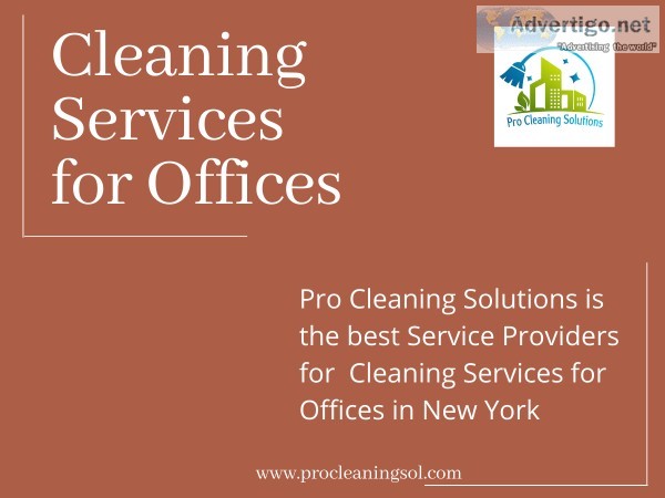 Cleaning Services for Offices in New York