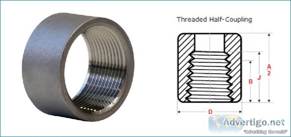 Threaded  Screwed Half Coupling