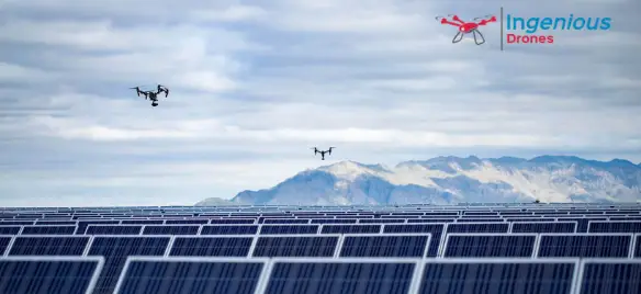 Aerial Mapping for Solar Panel Inspection and Installation  dron