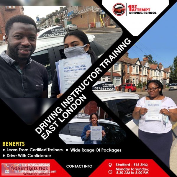 Opt for The Best Driving Instructor Training in East London