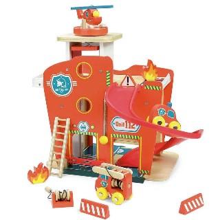 Shop Wooden Fire Station Play Set with Kidsplaysets And Get 20% 