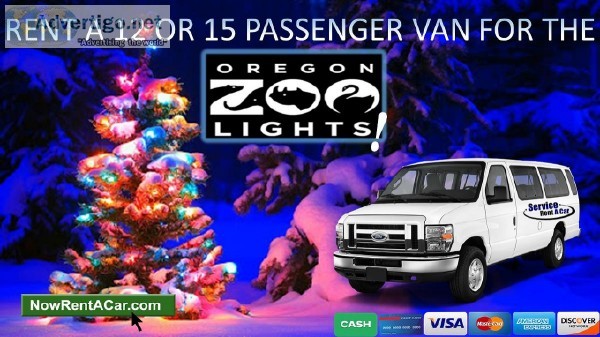Going to ZooLights this year Take a passenger van 87.99 a day