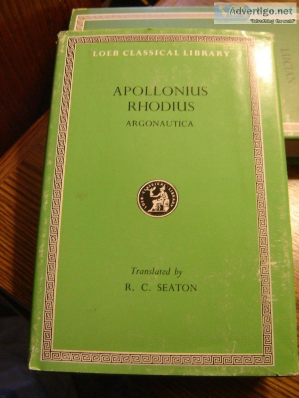 APOLLONIUS RHODIUS. The Argonautica. with an English translation
