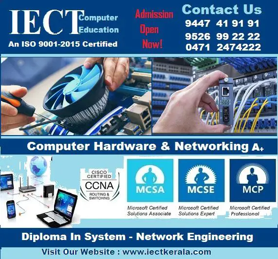 SYSTEM NETWORK ENGINEERING CCNA MCSE MCSA COURSES 9447419191